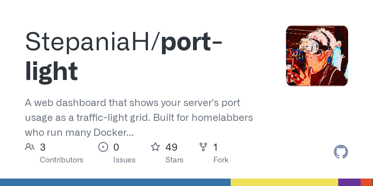 Photograph published with the original report on “Show HN Port-Light: A Self-Hosted Port Dashboard”