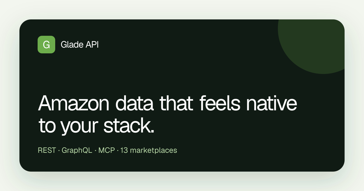 Photograph published with the original report on “Glade API Explained: Show HN's Amazon Data Tool”