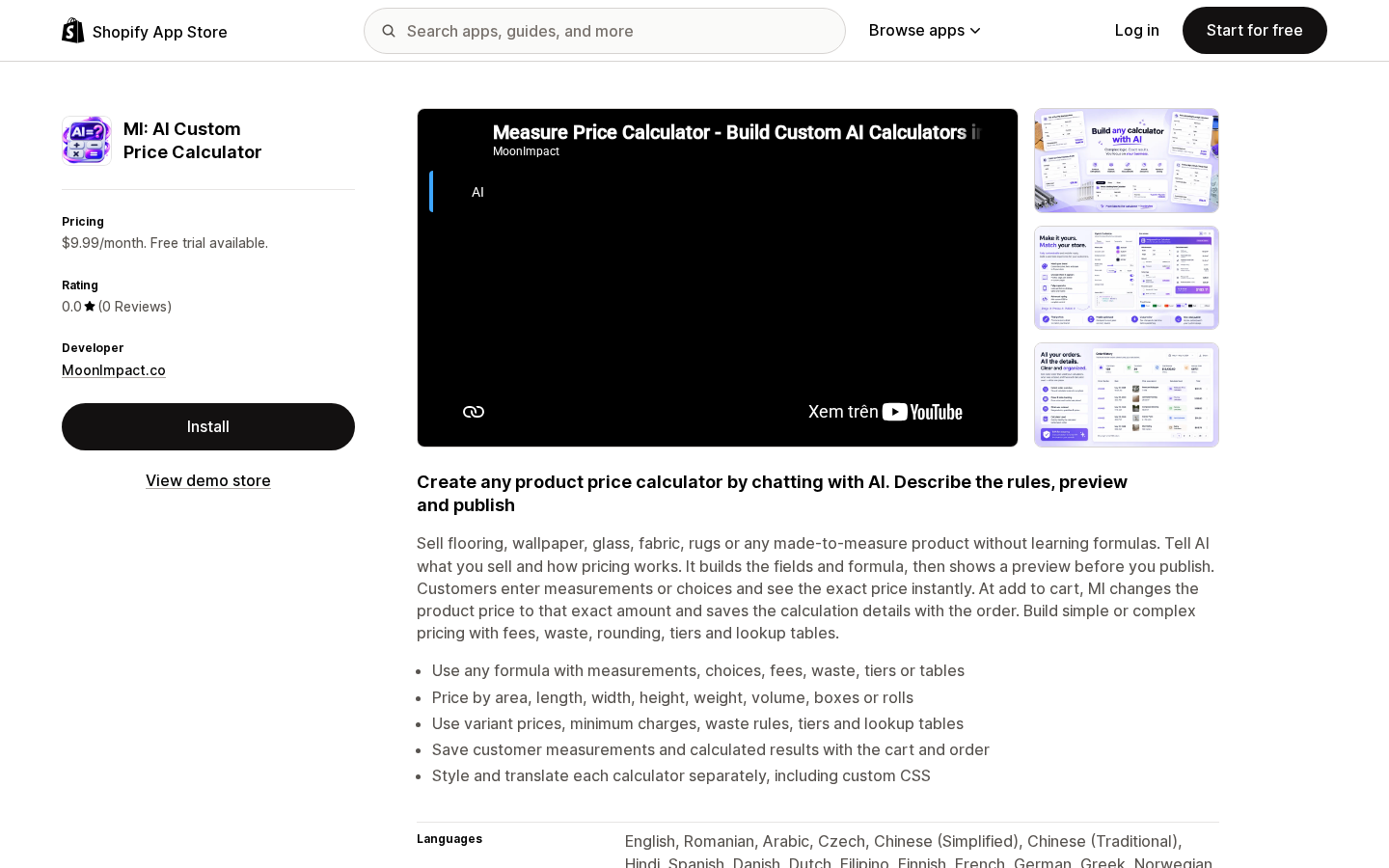 Own capture taken for “MI Measure Price Calculator: How to Choose”