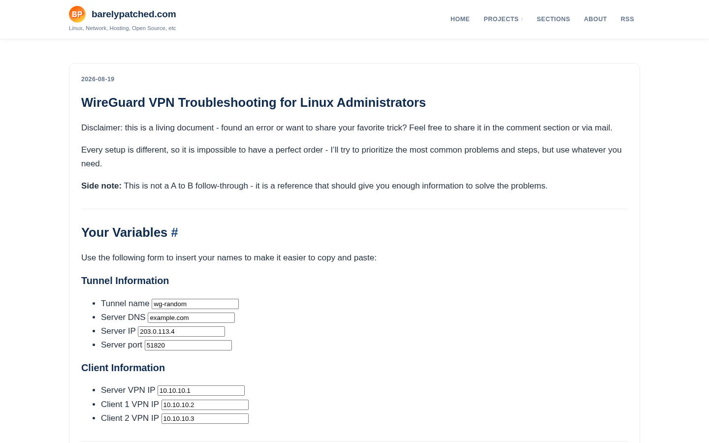 Own capture taken for “WireGuard VPN Troubleshooting for Linux Administrators: The Three-Layer Diagnostic Order”
