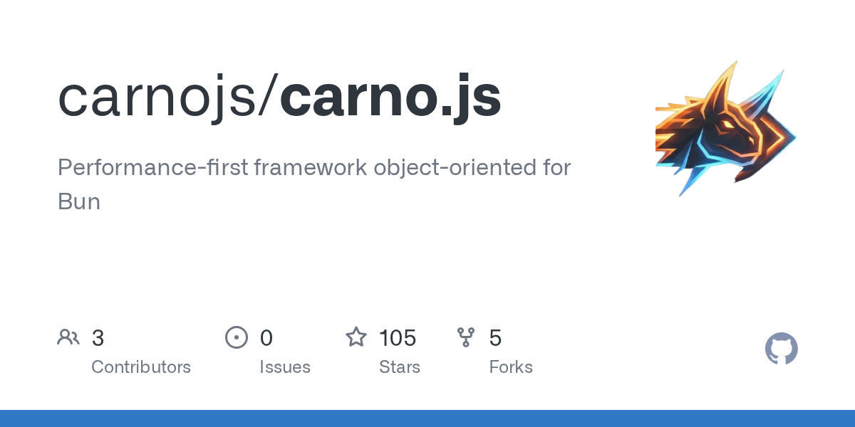 Photograph published with the original report on “Carno.js: A Nest-Style Framework Built for Bun”