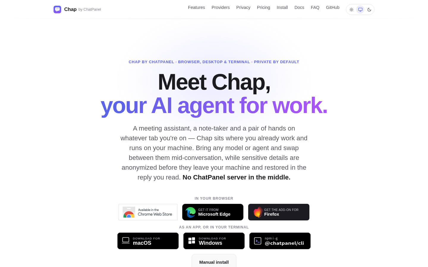 Own capture taken for “ChatPanel AI Browser Agent Now Ships on Firefox”